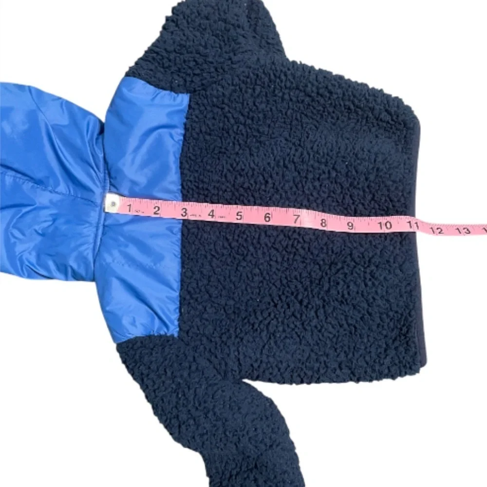 Eddie Bauer Blue Fleece Jacket with Black Label